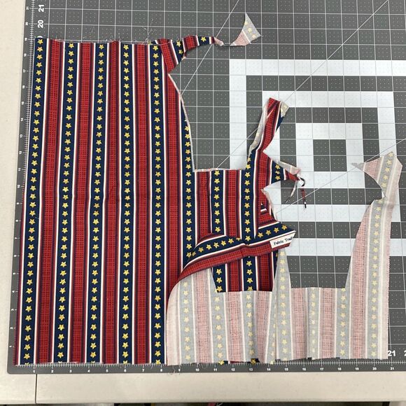 Joann's Fabric American Pattern 100% Cotton 8x19 inches (K3) - Picture 2 of 2